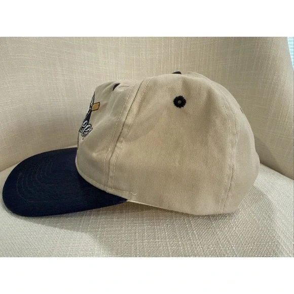 Vintage 90's #1 Apparel New York Yankees Snapback Hat Two Tone Embroidered